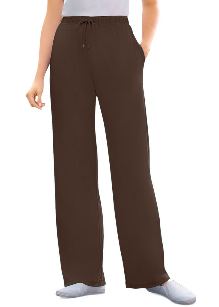 Sport Wide Leg Pant Brown