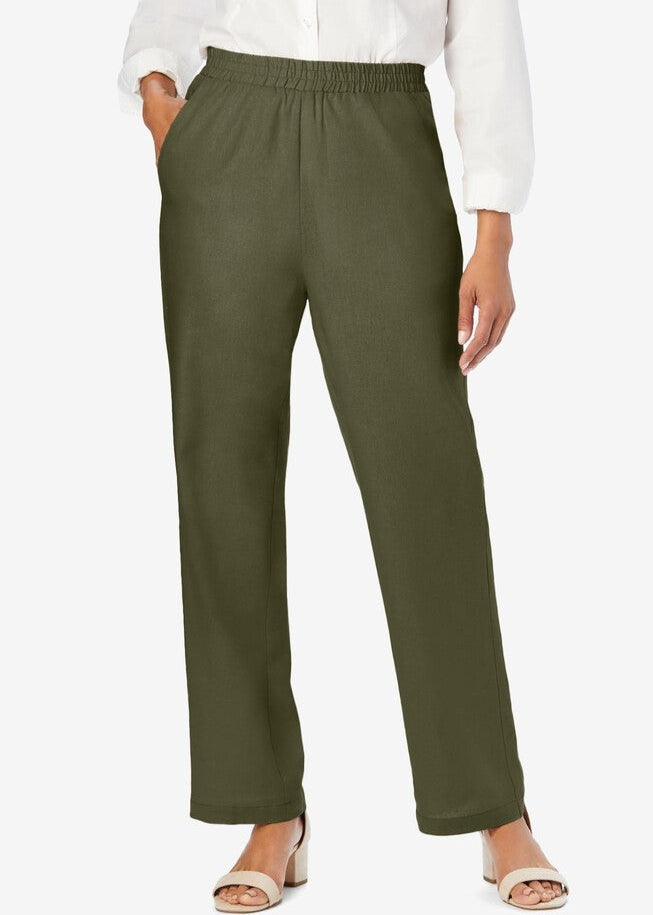 Flatter Wide Leg Trouser
