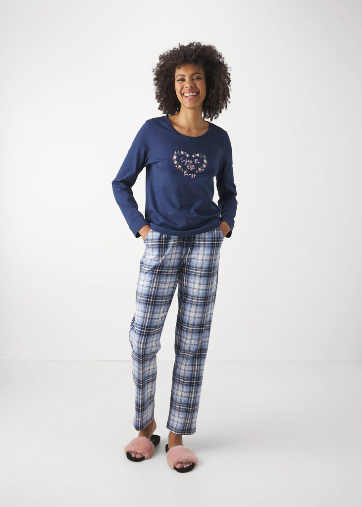 Checkered Print Pyjamas