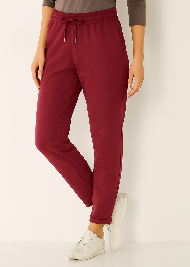 Jogger pants with elasticated waistband