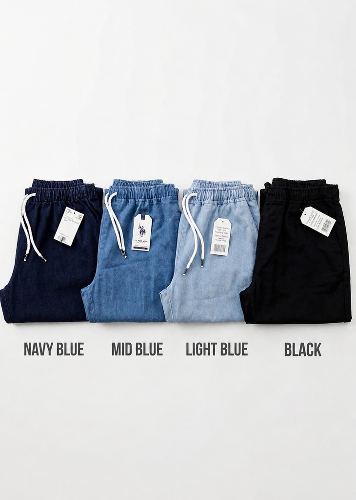 Pack of 4 Wide Leg Elastic waist Pant (XL Size)