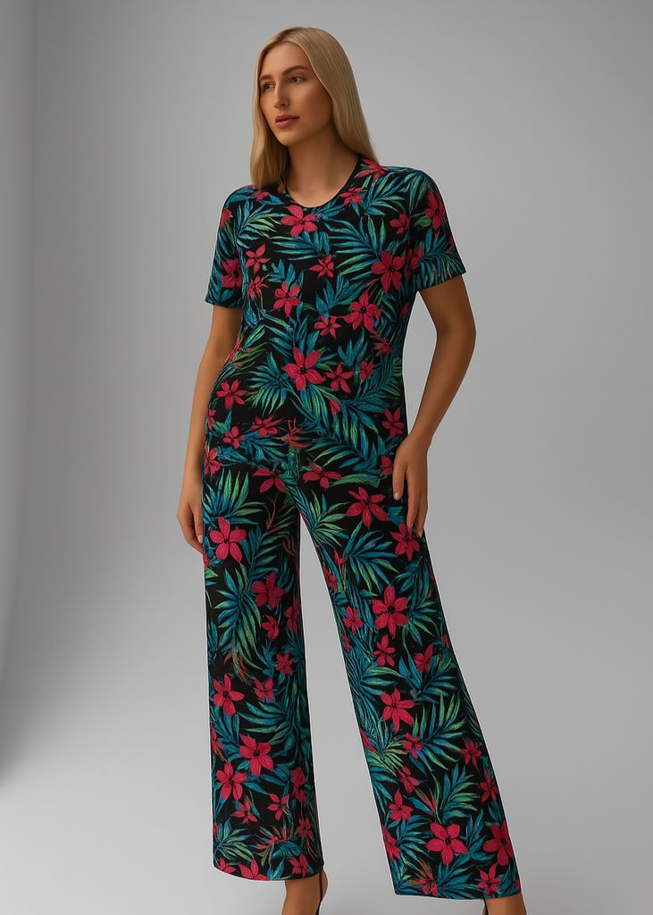 Tropical Vibe Cotton Nightwear Set