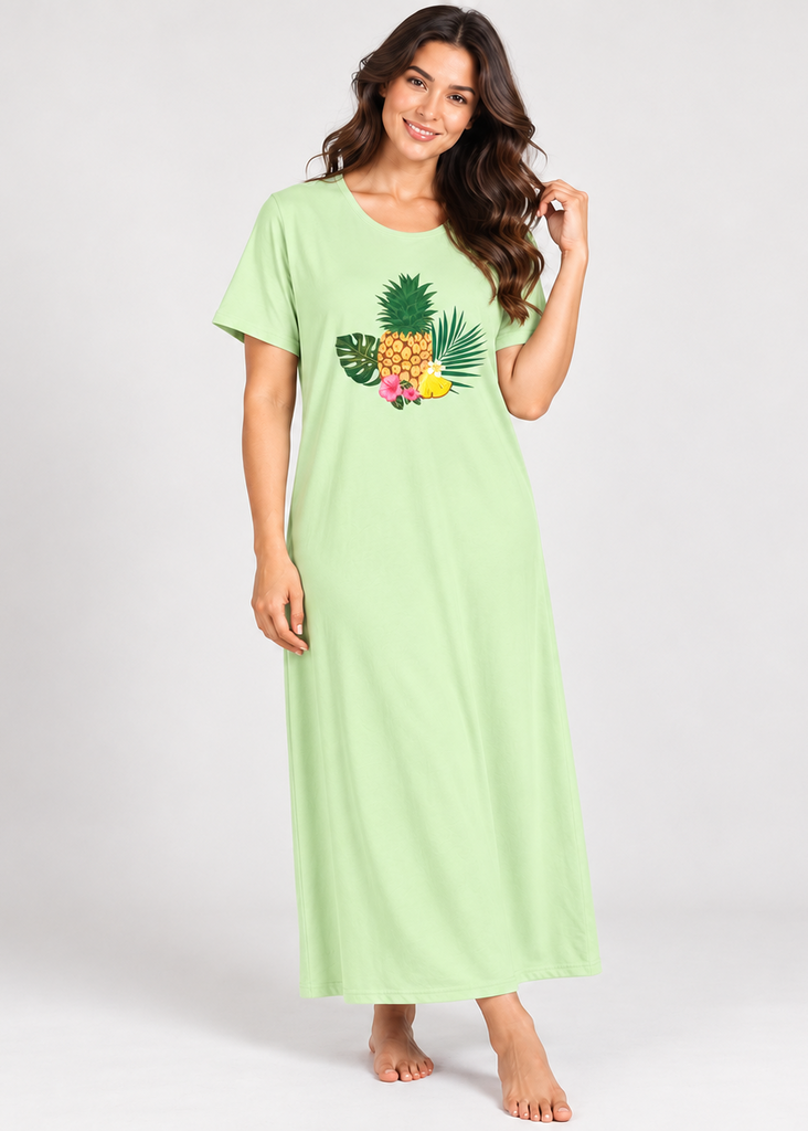 Tropical Bliss Long Maxi Nightgown