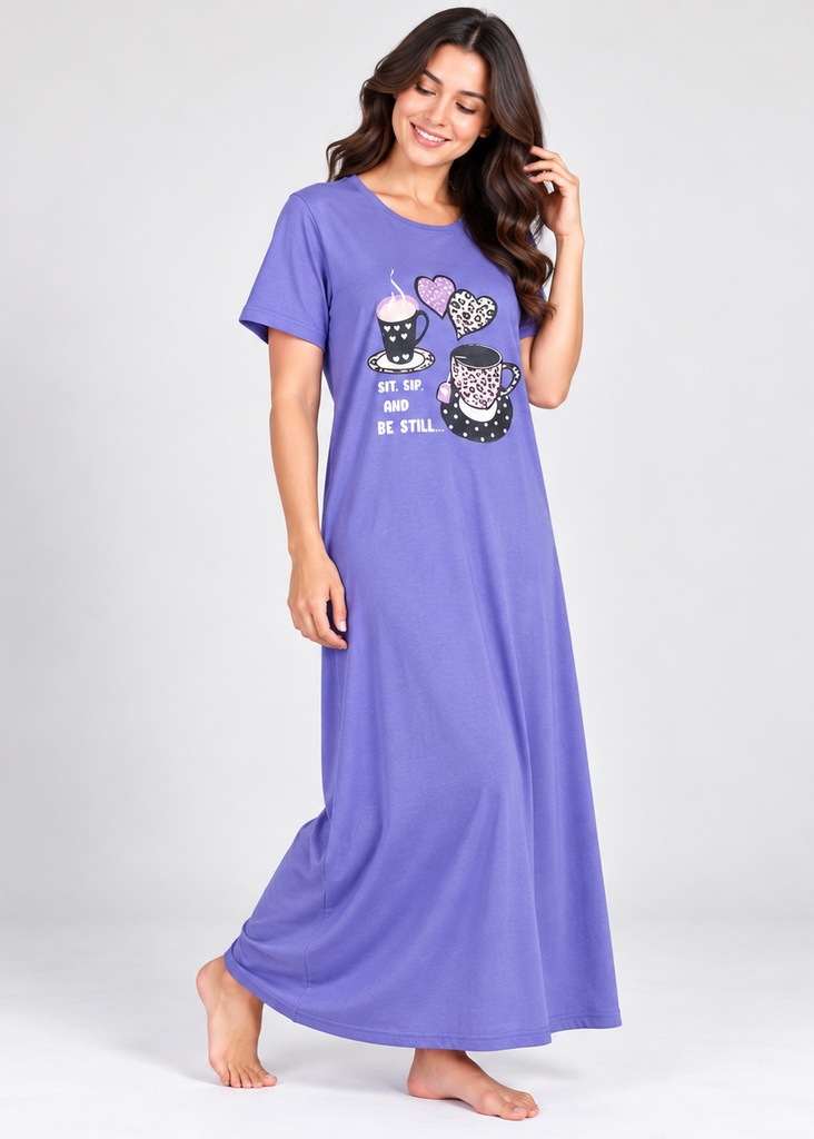 Coffee Love Maxi Nightgown