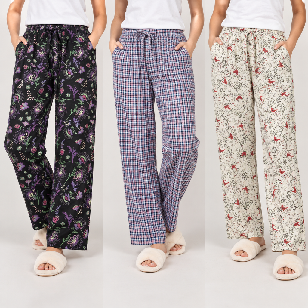 Pack of 3 Trouser with Drawstring & 2 Pockets