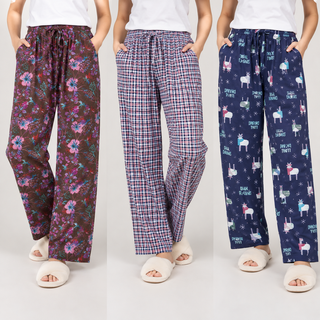 Pack of 3 Trouser with Drawstring & 2 Pockets