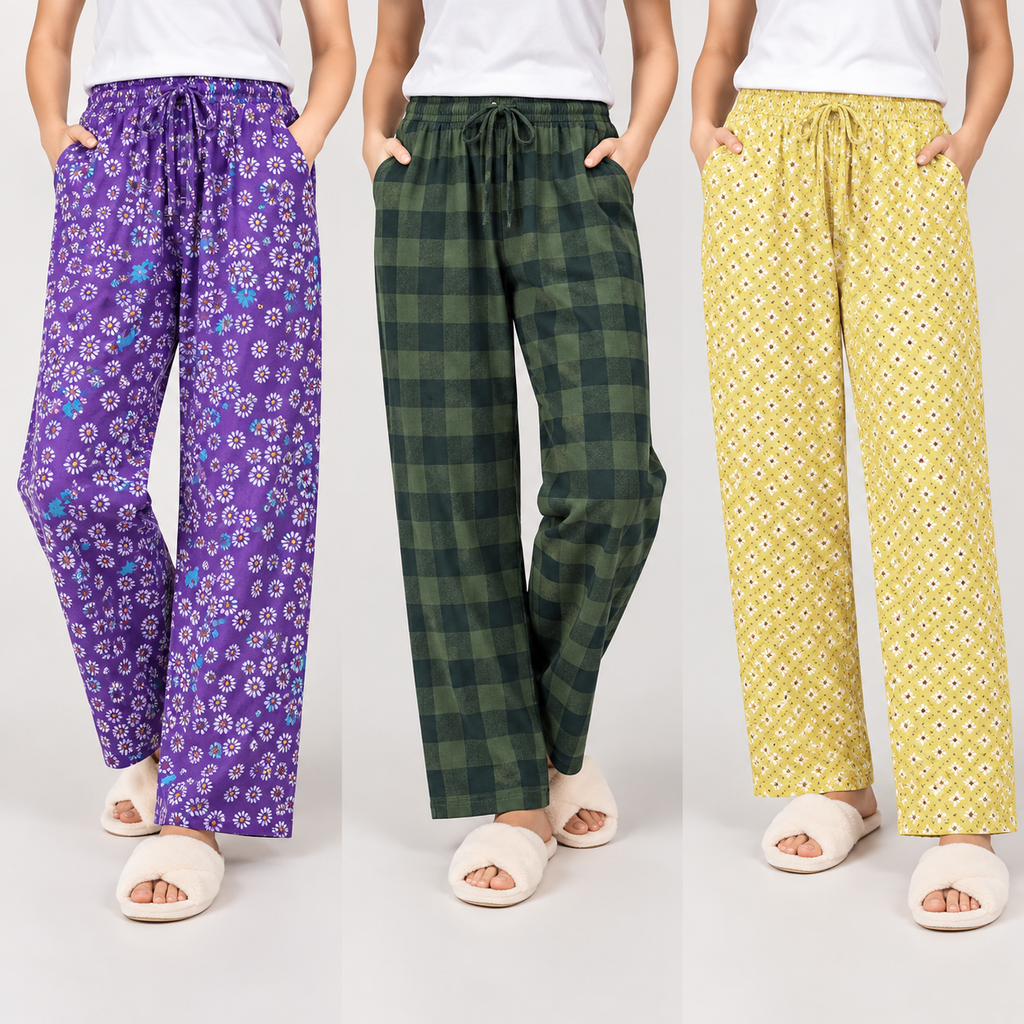 Pack of 3 Trouser with Drawstring & 2 Pockets