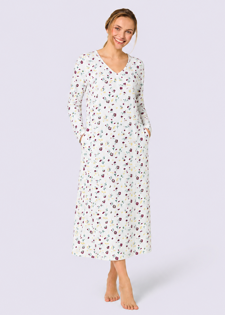 Floral Fluid Long Tee