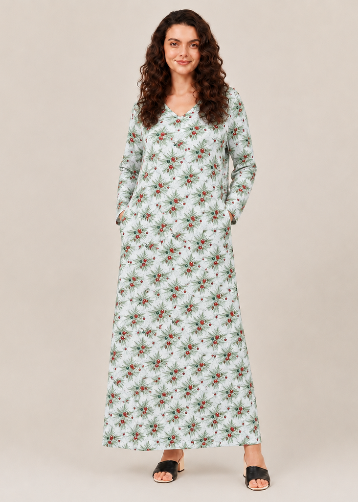 Winter Berries Fluid Long Tee