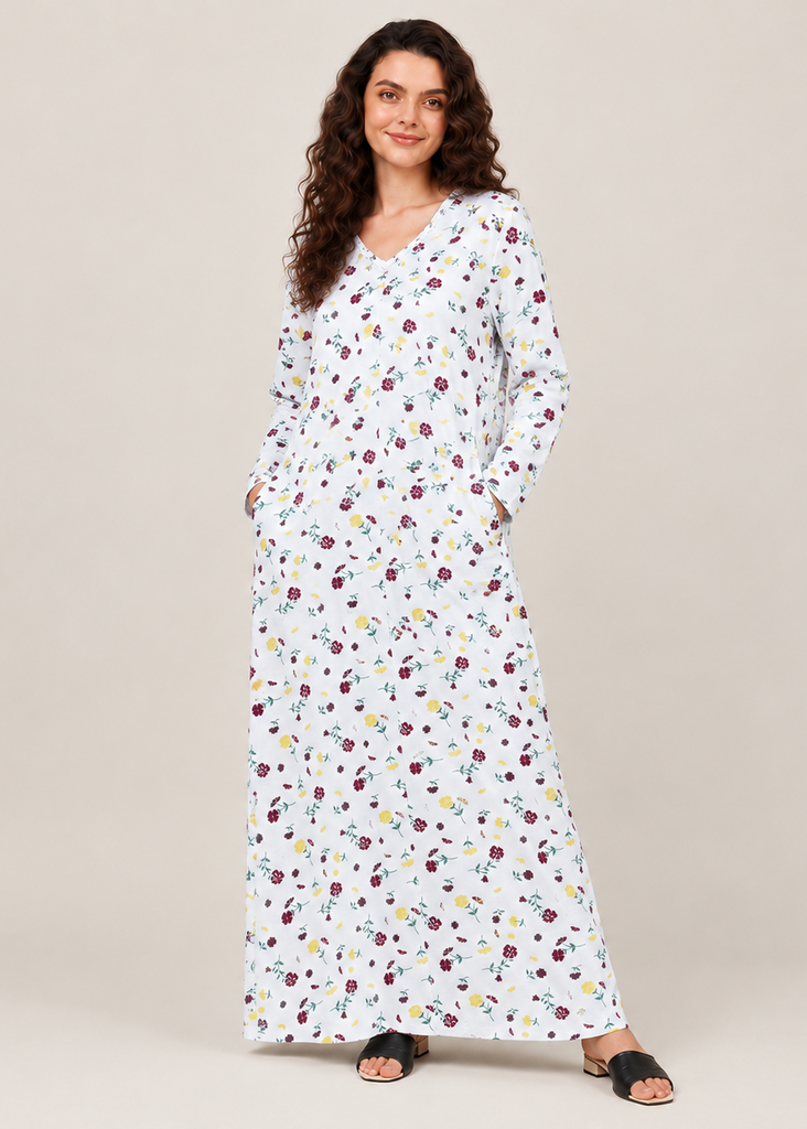 Floral Fluid Long Tee