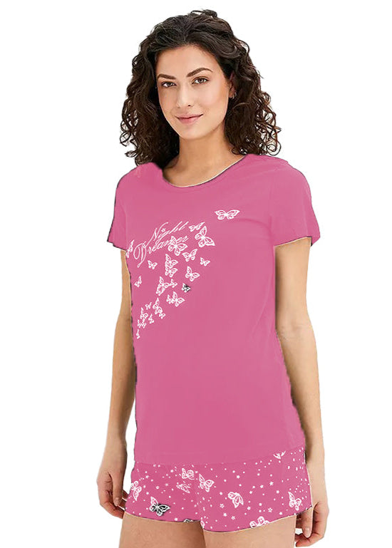 Butterfly Print Short Pyjamas Set