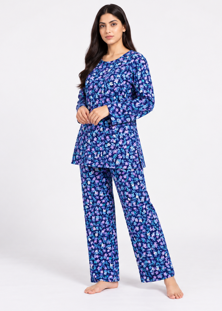 Flatter wide leg Trouser With Long Shirt