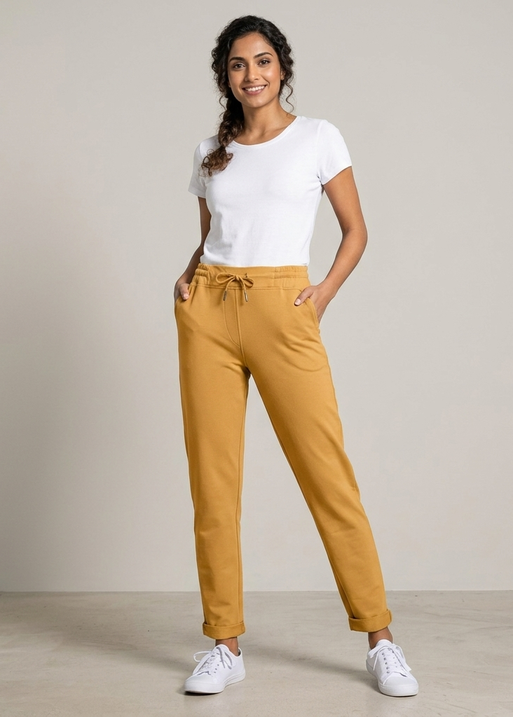 Jogger pants with elasticated waistband