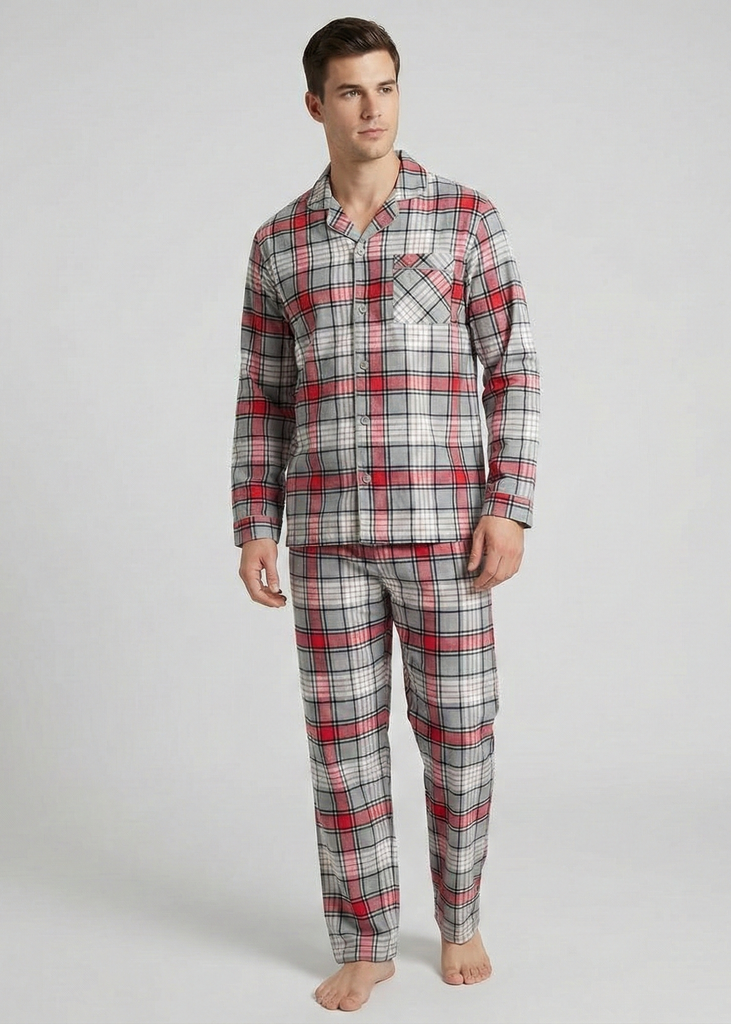 Men's Flannel Pajama Suit