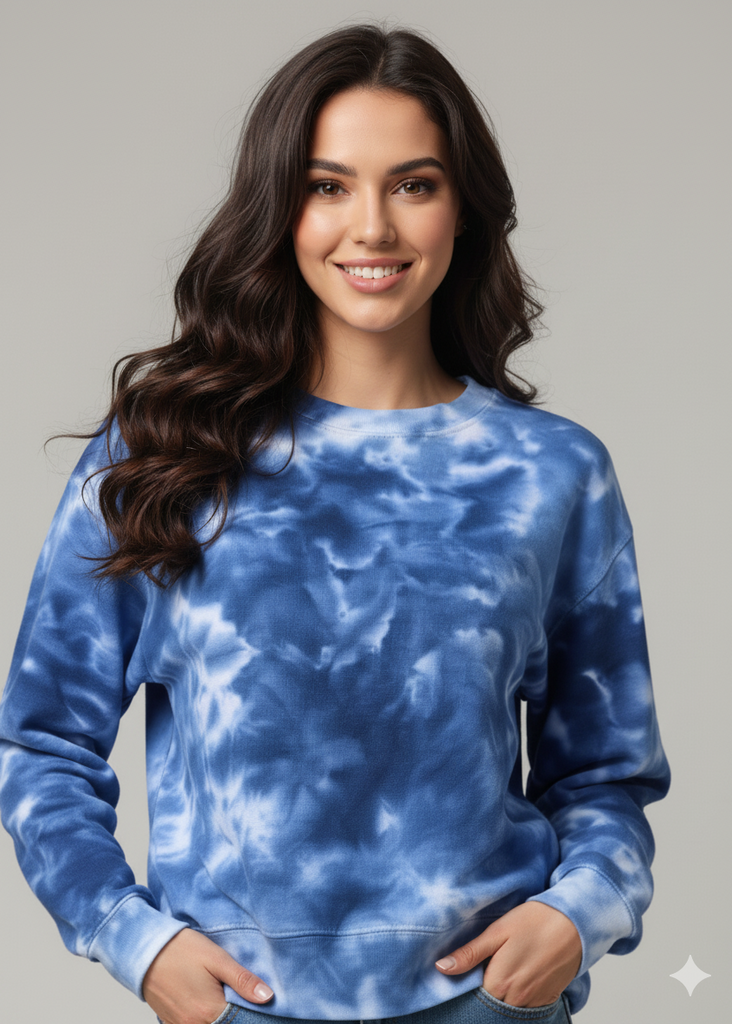 Tie-Dye Crewneck Sweatshirt
