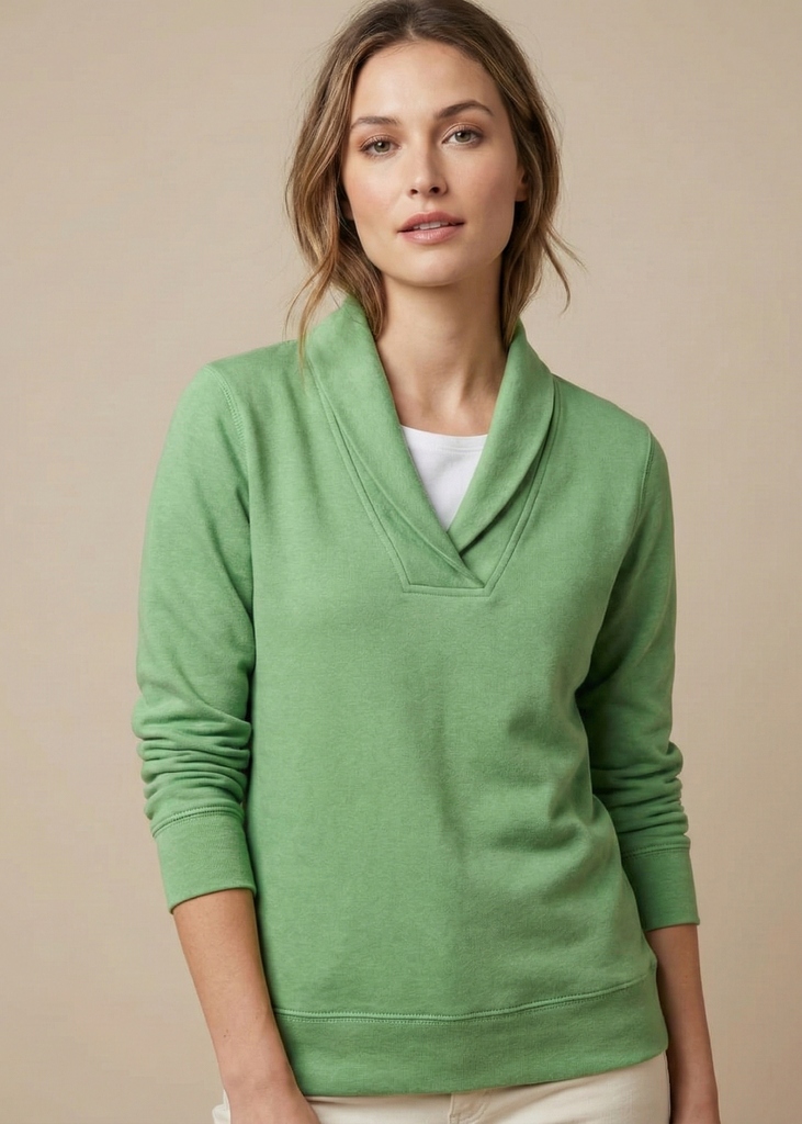 Oversized Collar Sweatshirt