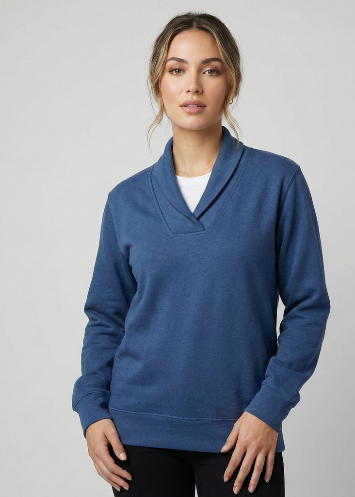 Oversized Collar Sweatshirt