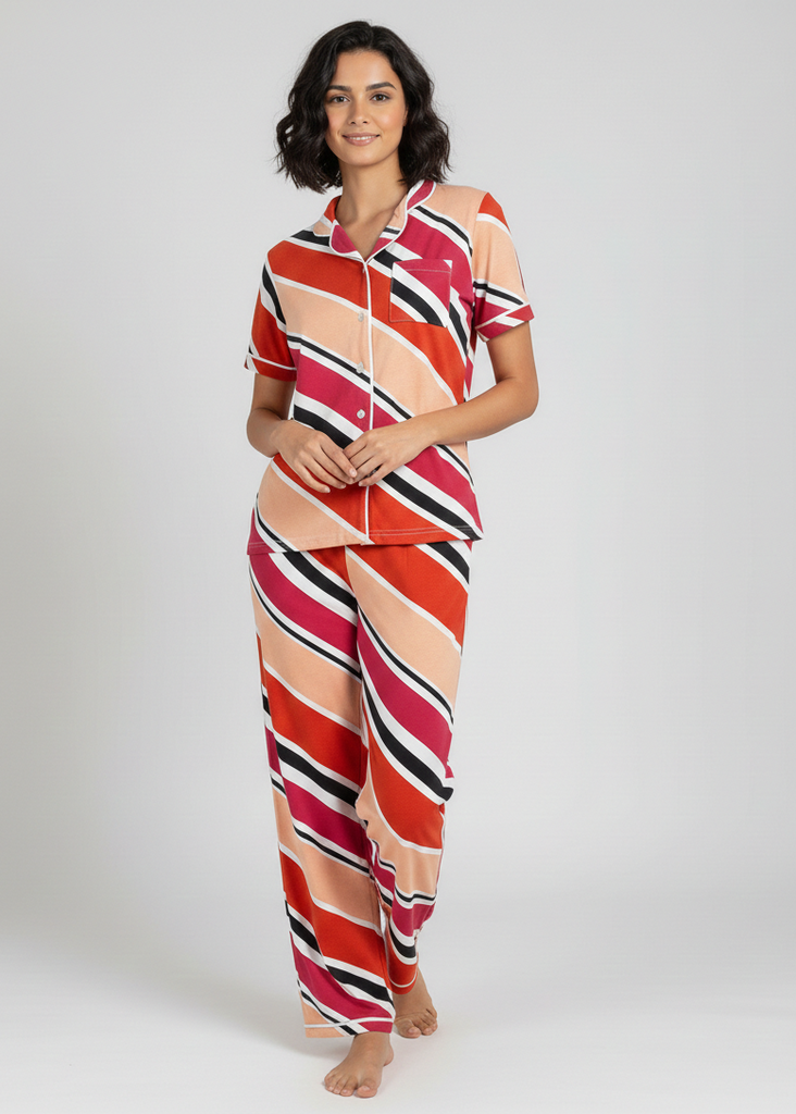 Orange Stripe PJ's