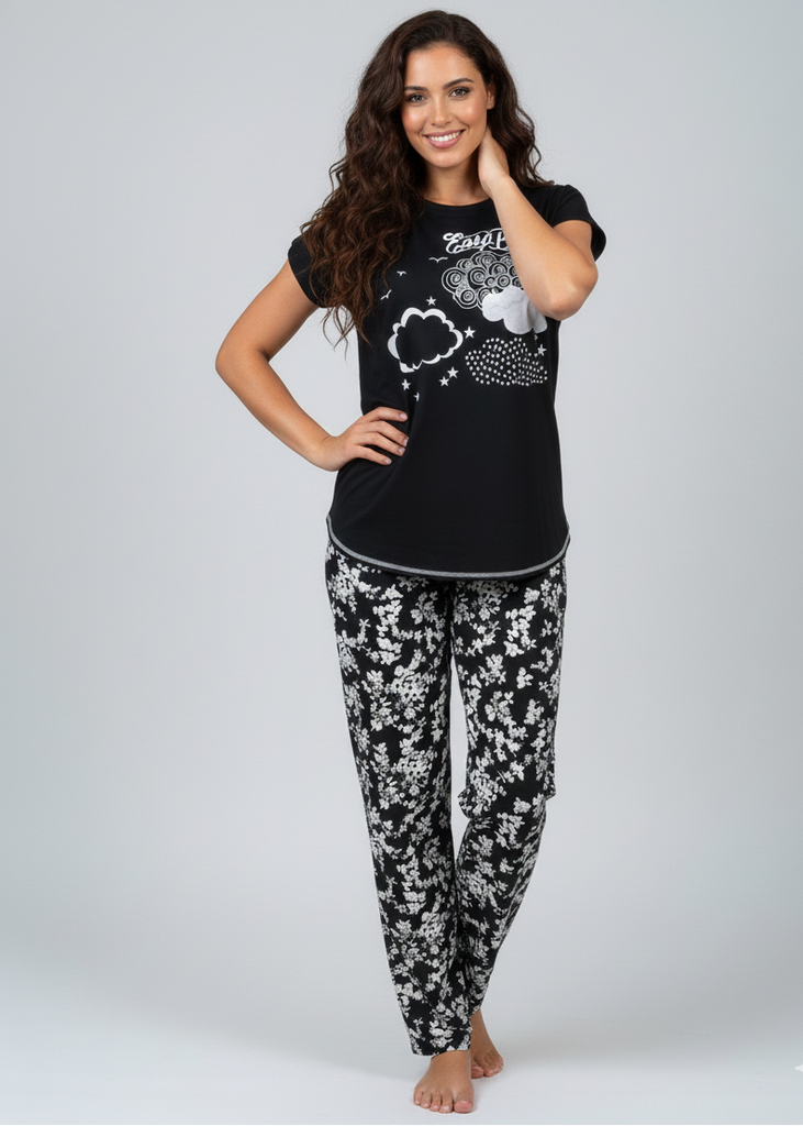Floral Print Pajamas