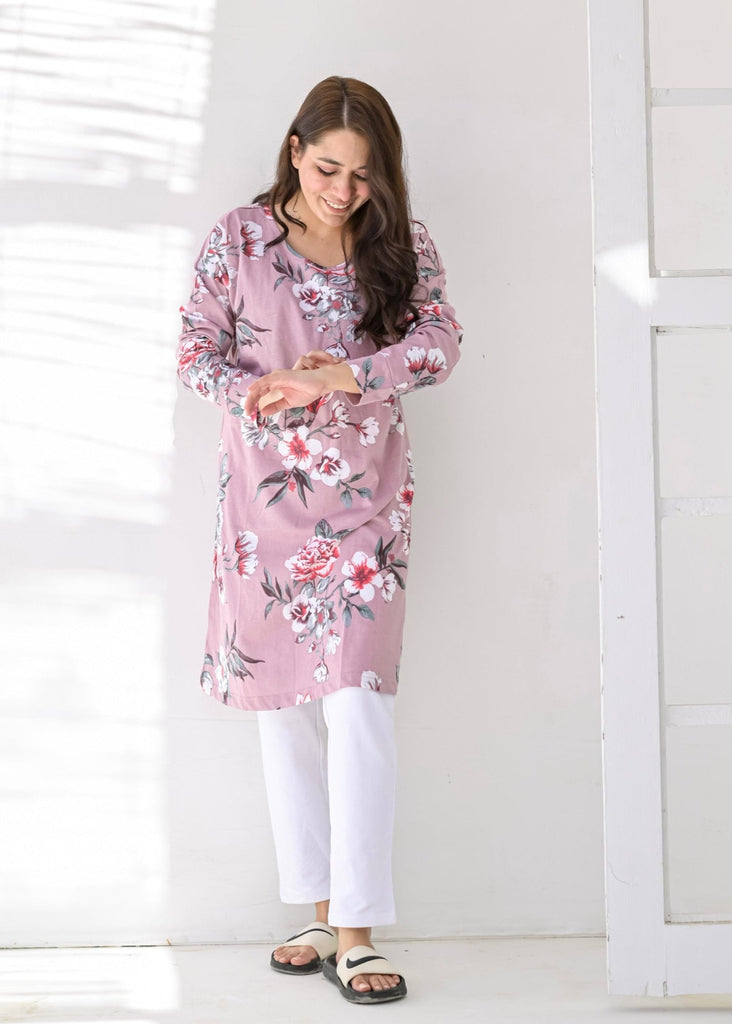 Floral Print Nighty