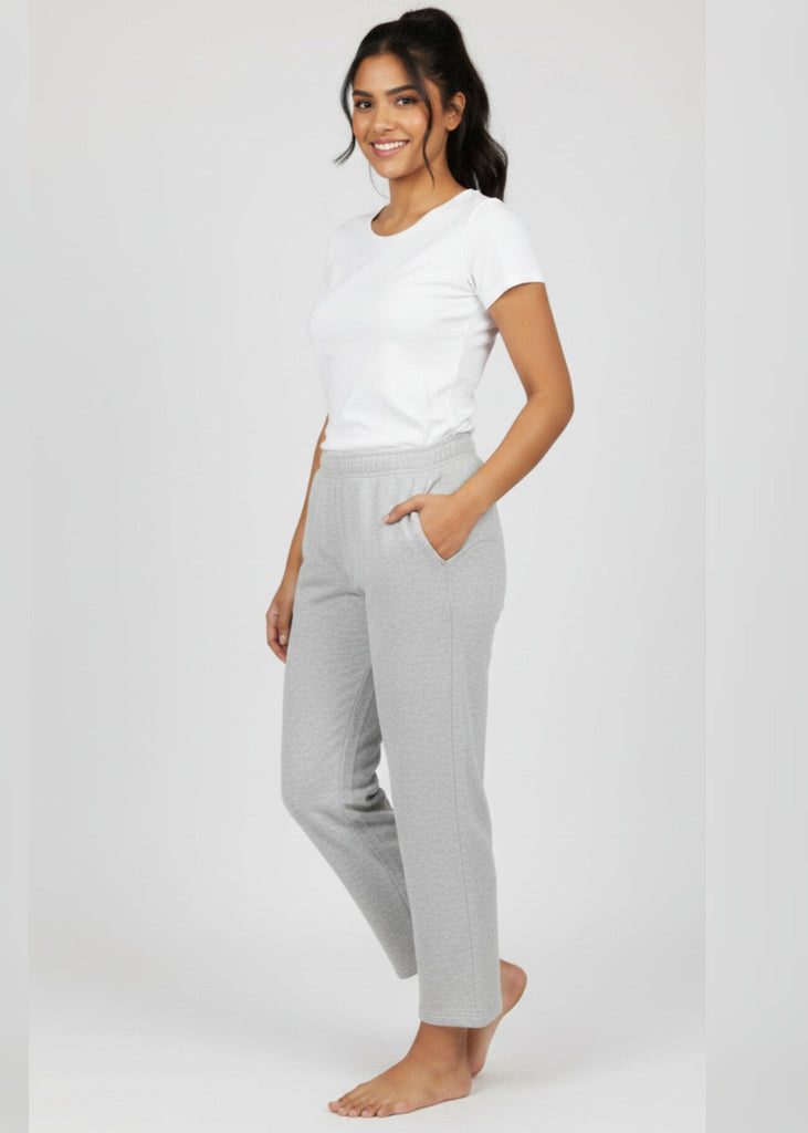 Straight joggers pant in grey