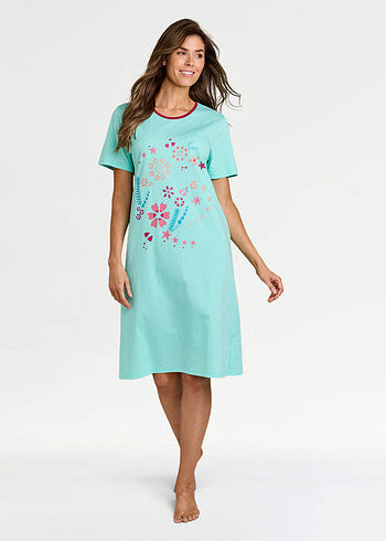 Floral Print Nightgown