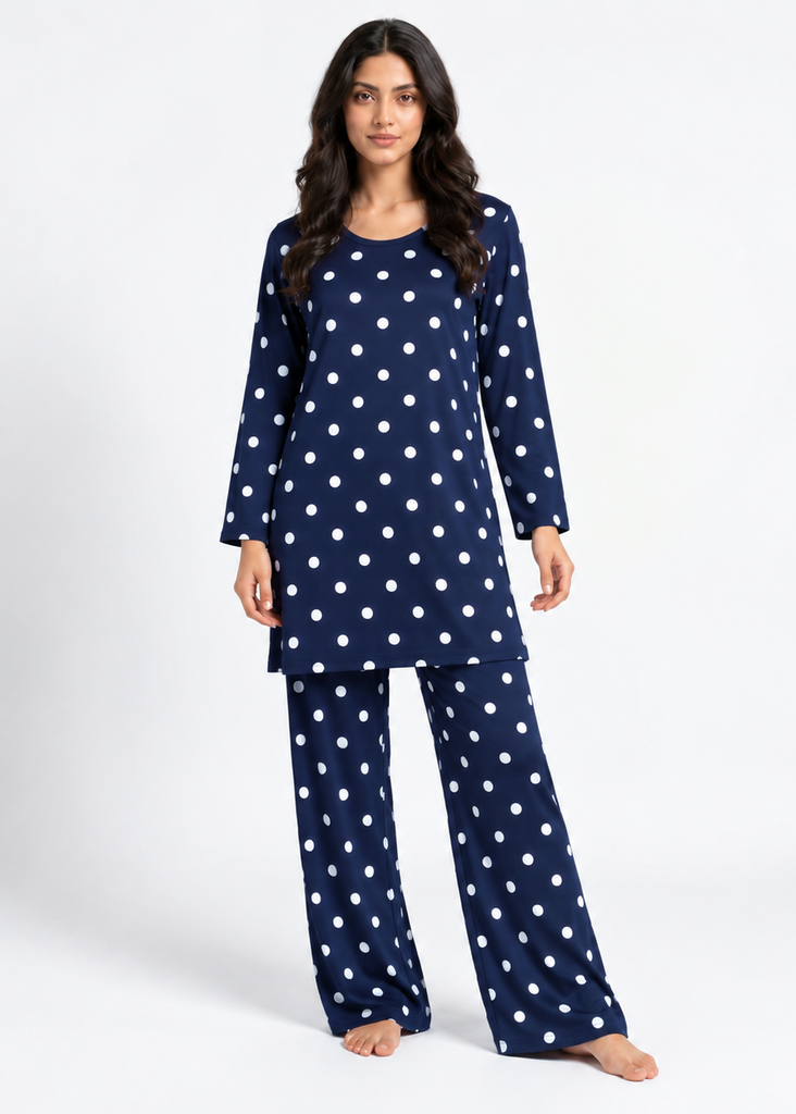 Flatter wide leg Trouser With Long Shirt