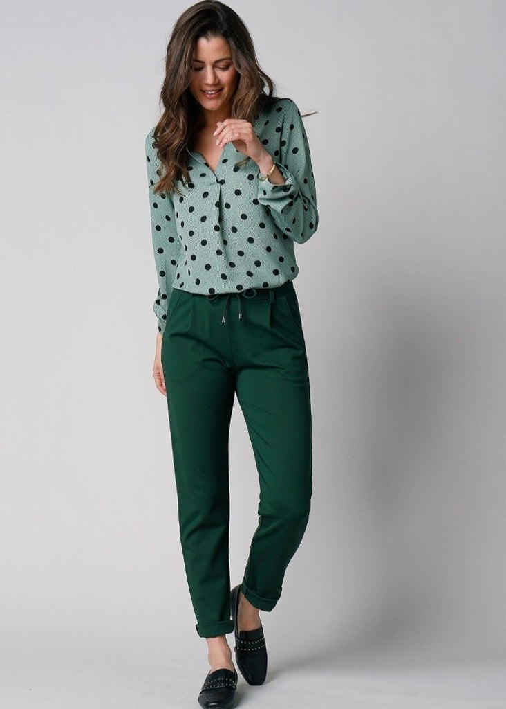 Jogger pants with elasticated waistband