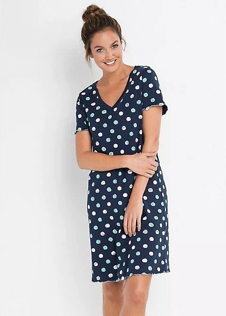 Comfortable nightdress with a beautiful print