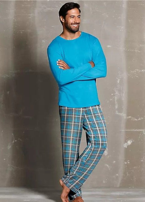 Blue Checkered Pyjamas