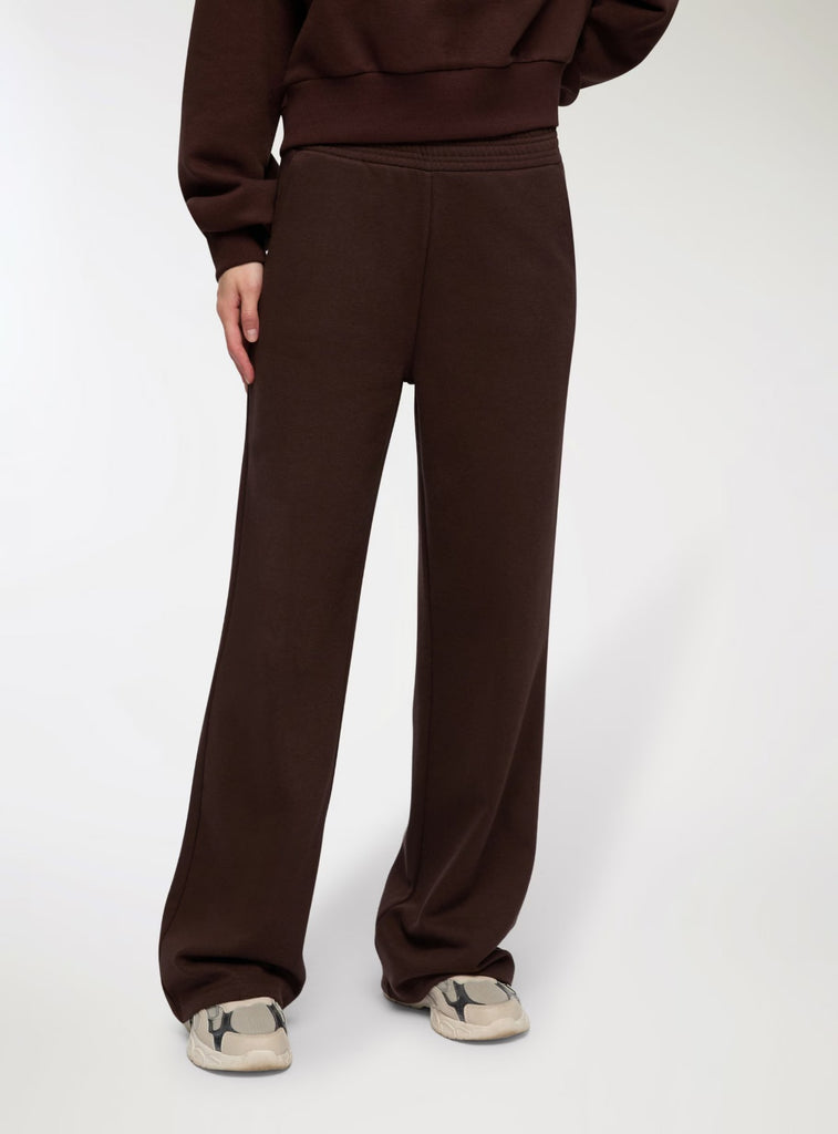 Women's Brown Wide-Leg Trouser