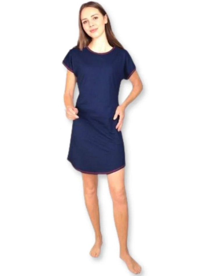 Navy Blue Nightgown