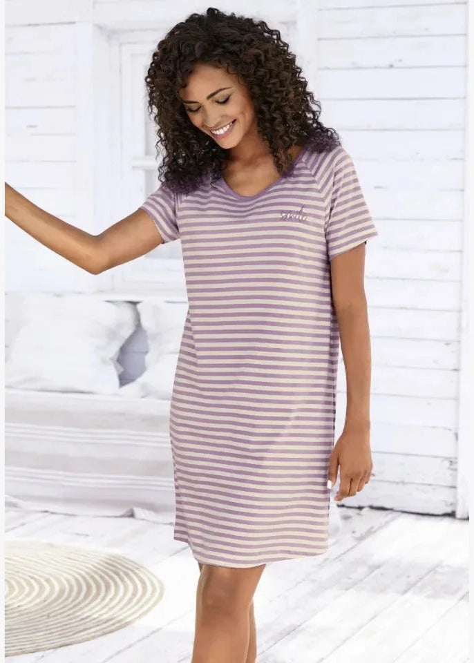 Comfy Stripe Nightgown