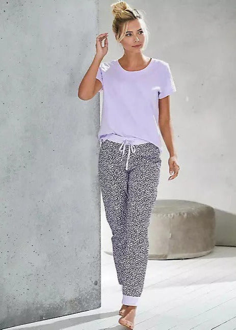 Leopard Print Pajama set