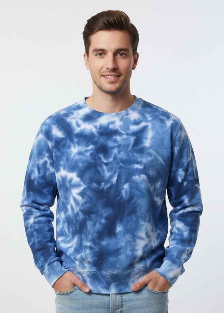 Tie-Dye Crewneck Oversized Sweatshirt