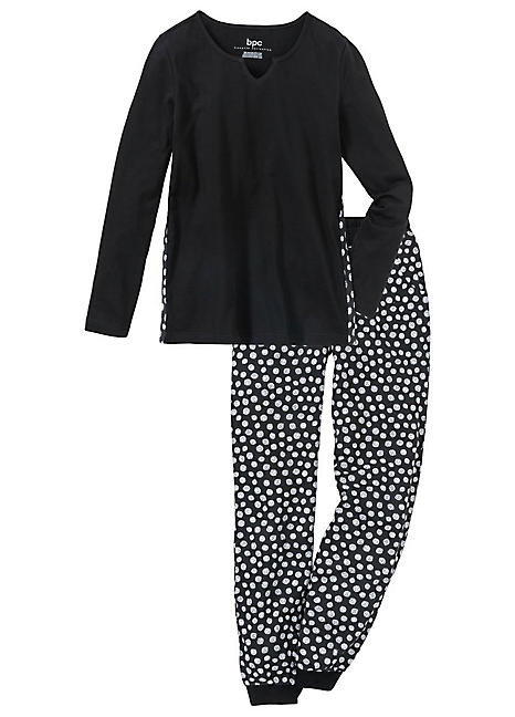 Dotty Print Pyjama Set Fine Fashion