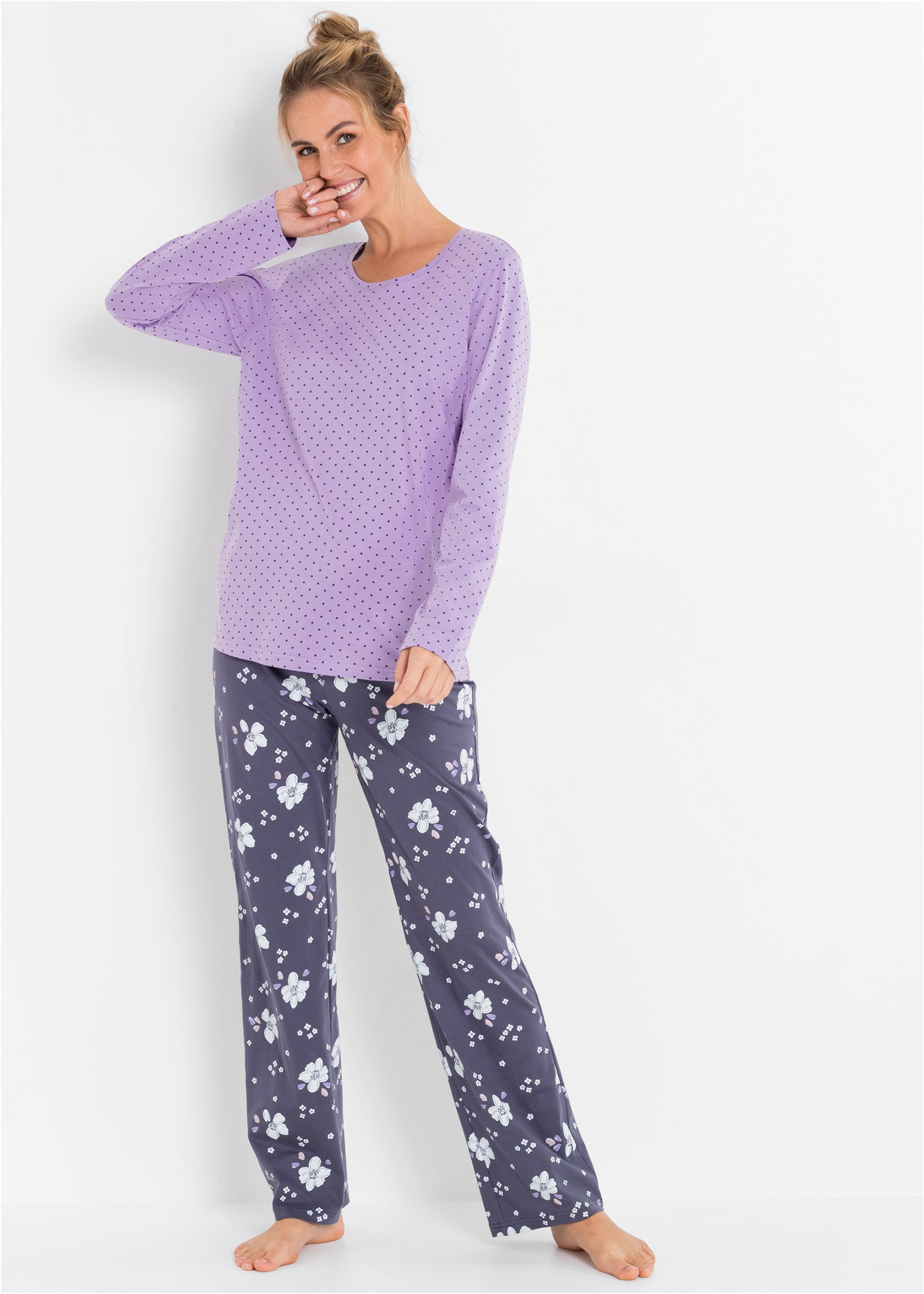 Bpc Bonprix Comfortable Pajamas With Long Sleeves Fine Fashion